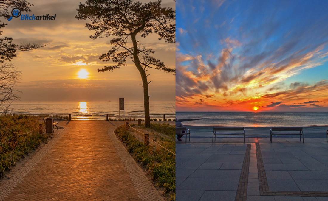 sonnenuntergang in der nähe